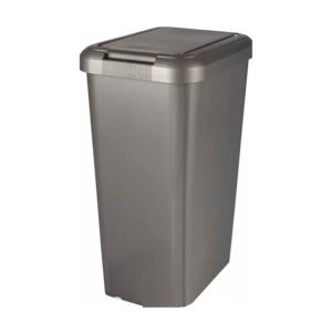 45L-Rectangular-Swing---Lift-Top-Bin---Grey
