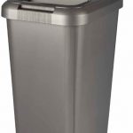 45L Rectangular Swing / Lift Top Bin - Grey
